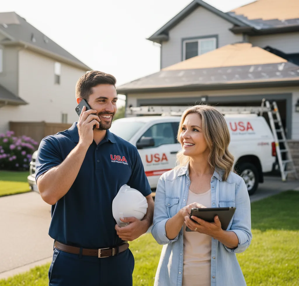USA Roof Repair Experts customer support in Severance